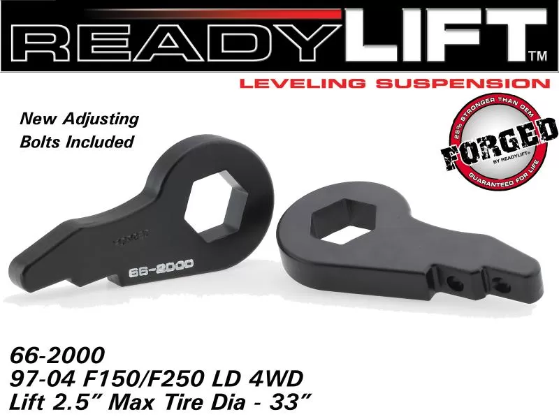 ReadyLift 1997-00 FORD F150 2'' Leveling Kit (Forged Torsion Key) Ford - 66-2000
