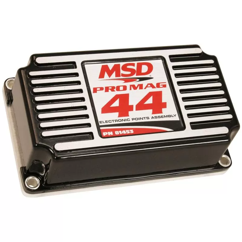 MSD Electronic Points Box; Pro Mag 44 Amp; Black - 81453