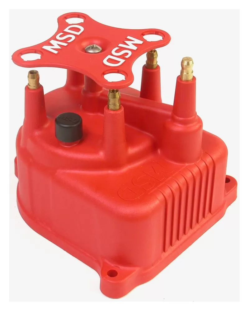 MSD Distributor Cap; Modified Honda Civic 1.5/6L; 92-97; Red N/A - 82922