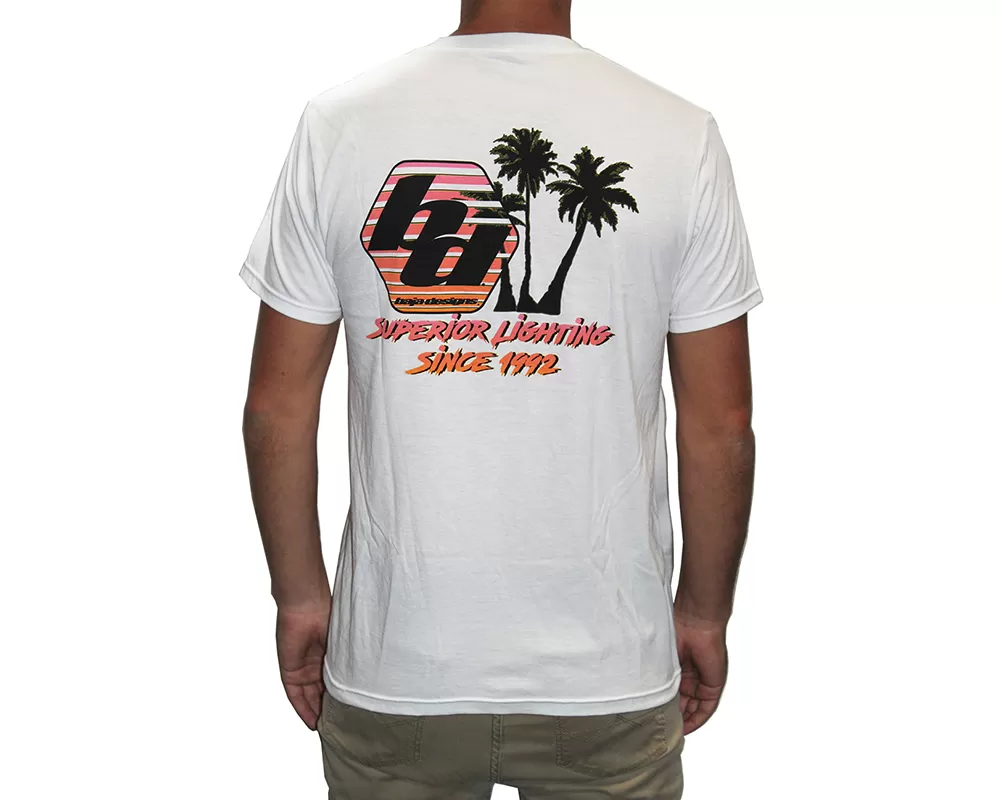 Baja Designs Shirt Superior 90's Quality BD Medium White - 980009
