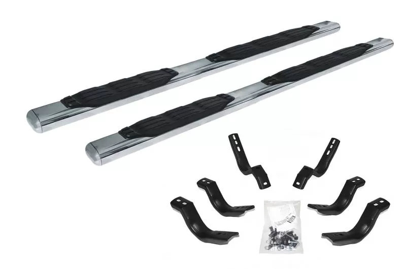 Go Rhino 1000 Series Cab length - Polished Stainless Bars + Brackets Ford 2017-2018 - 105415580PS