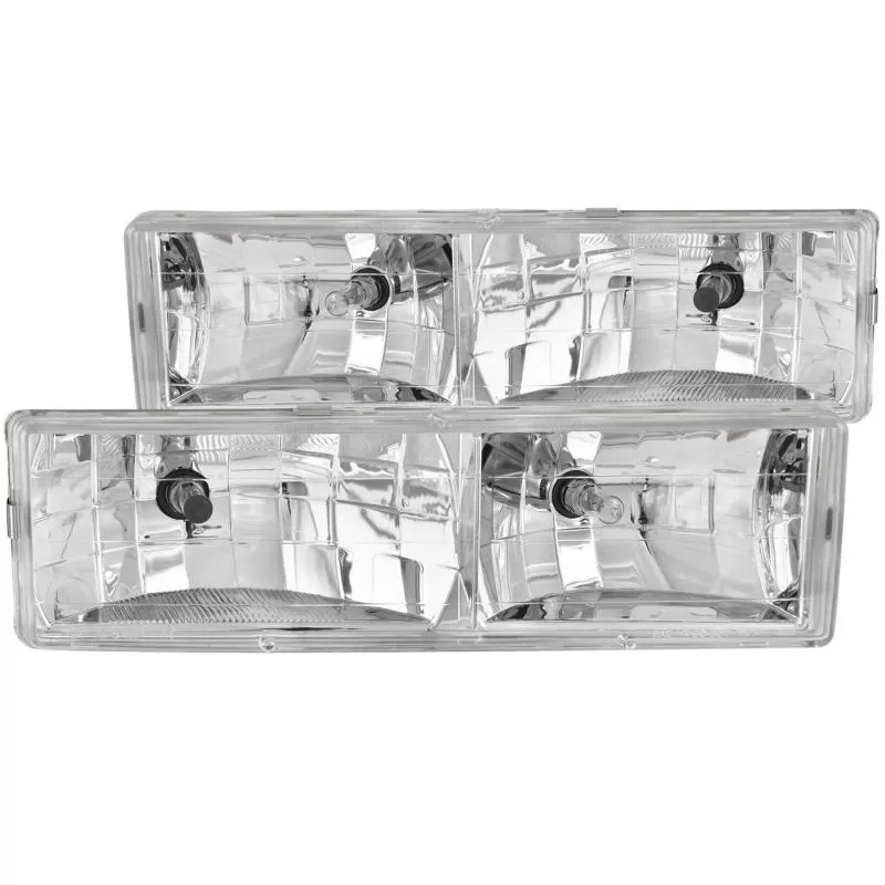 Anzo USA Crystal Headlight Set - 111004