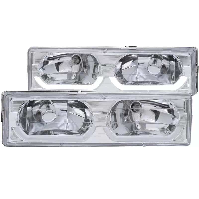 Anzo USA Crystal Headlight Set - 111300
