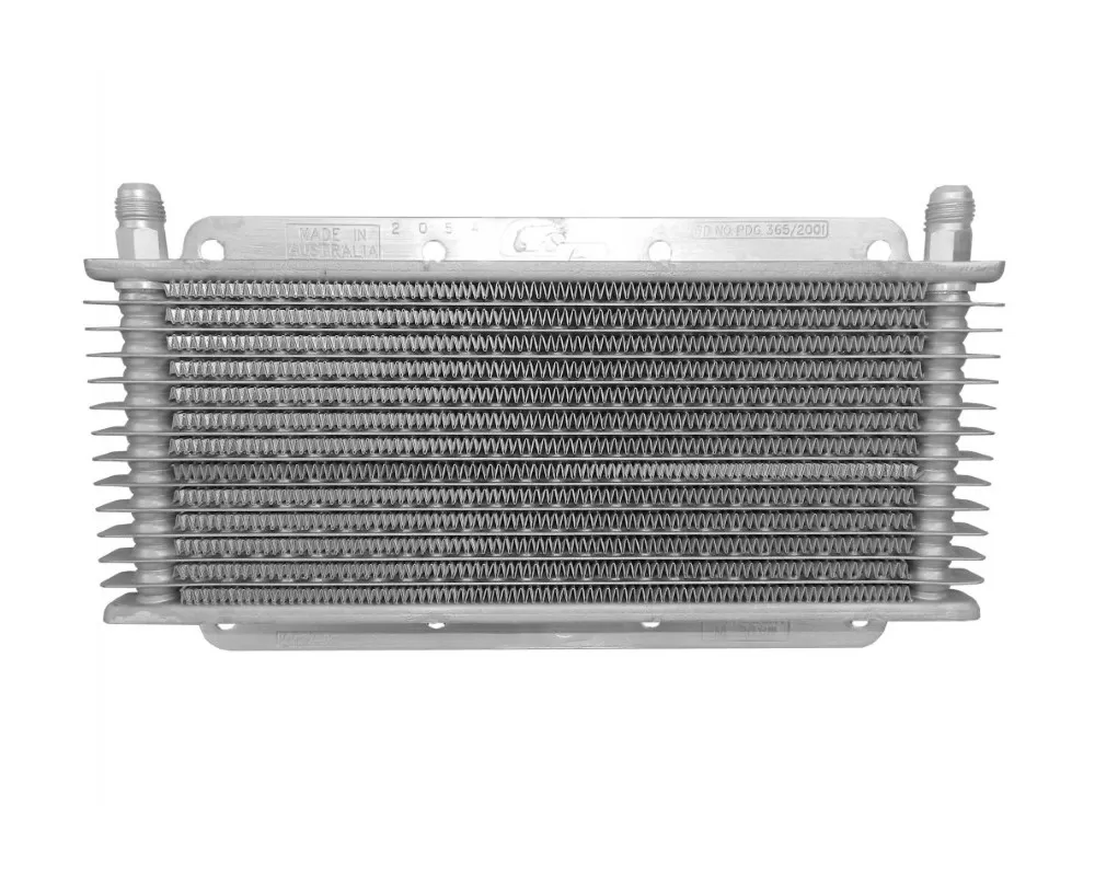 C&R Trans Oil Cooler 11" x 4-1/4 in" x 3/4" -6 AN Male Fittings - 42-00012