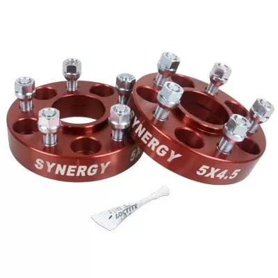 Synergy MFG Jeep Hub Centric Wheel Spacers 5X4.5-1.75 Inch Width 1/2-20 UNF Stud Size - 4113-5-45-H