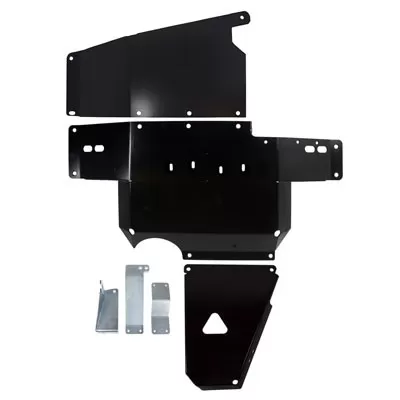 Synergy MFG JK Heavy Duty Complete Skid Plate System 12-18 Wrangler JK/JKU Black Powdercoated - 5709-BK