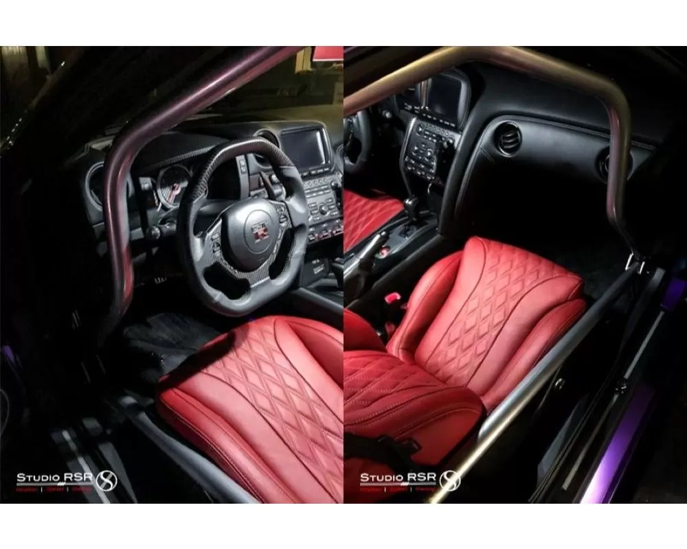 Studio RSR Aractnid 6-Point Roll Cage with Chromoly 4130 Nissan GTR 2007-2021 - RSRFC7-02