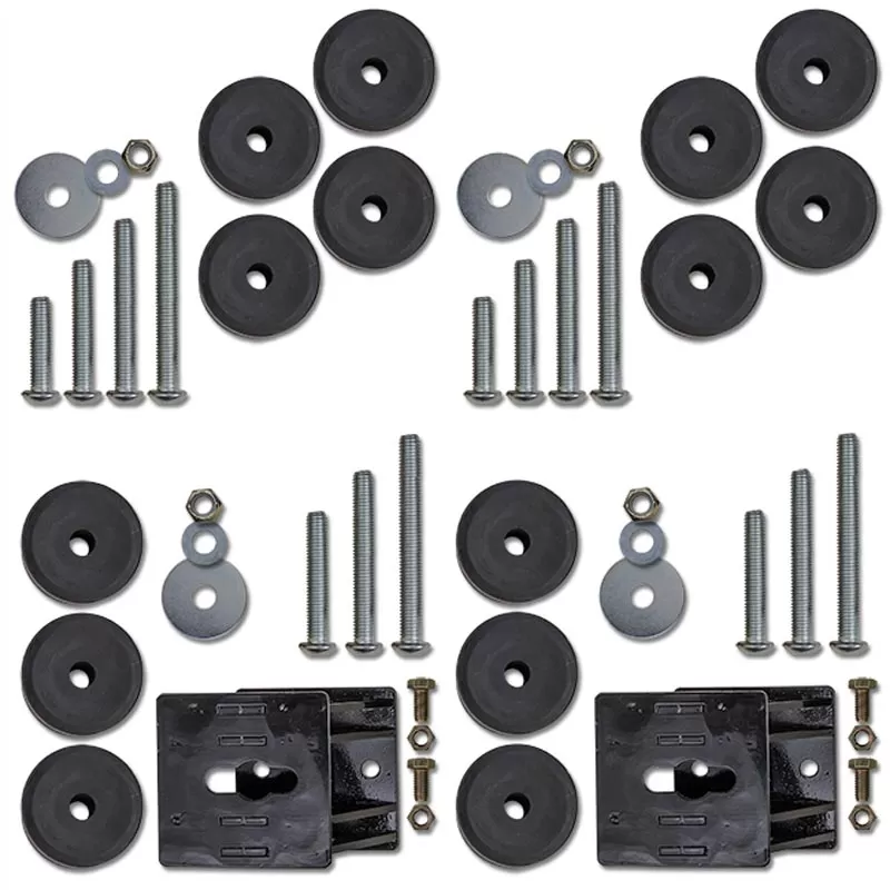 Rock Krawler Front and Rear Bump Stop Kit 1-4 Inch Jeep Wrangler 2018-2024 - RK07124