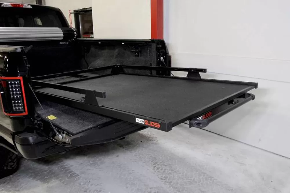BedSlide Classic 58 Inch x 41 Inch Black 2005 - Current Toyota Tacoma / Nissan Frontier 5 Foot Beds / 2015 - Current Chevy/Gmc Colorado/Canyon 5 Foot Beds - 10-5841-CLB