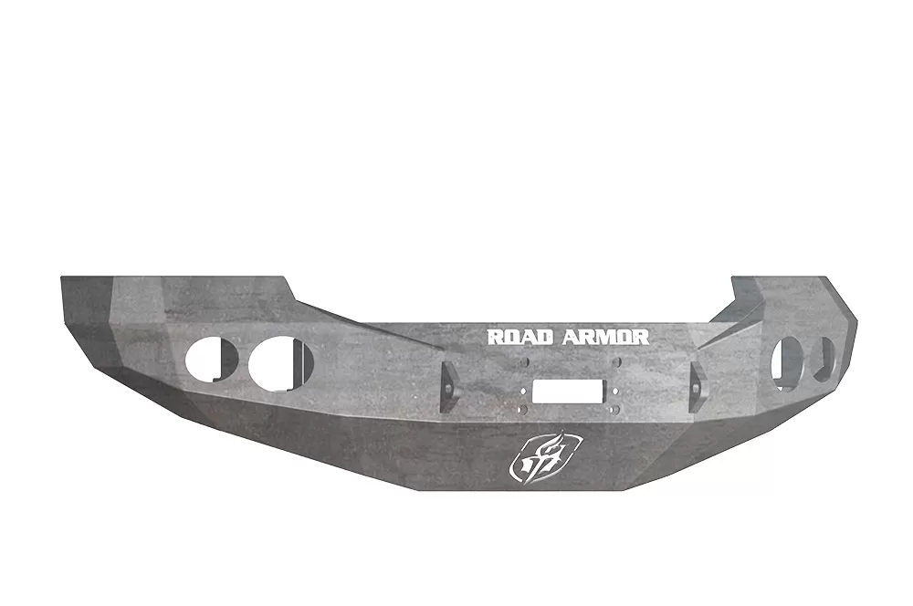 FORD Front Winch Bumper Round Light Ports F-250,F-350,F-450 SUPER DUTY 05-07 RAW Road Armor Stealth Series - 60500Z