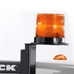 Backrack Light Brkt 6.5'' Teardrop Base Safety,Louvered,Open,LV,SM,TR,TL Fasteners Incld - 81004