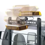 Backrack Light Brkt 16''x7'' Rectangular Base, Center Mount Folding Fasteners Incld - 91002RECF