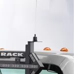 Backrack Antenna Brkt 3.5'' Square 7/8'' Hole Safety,Lvrd,Open,LV,SM,TR,TL Fastener Incld - 91009
