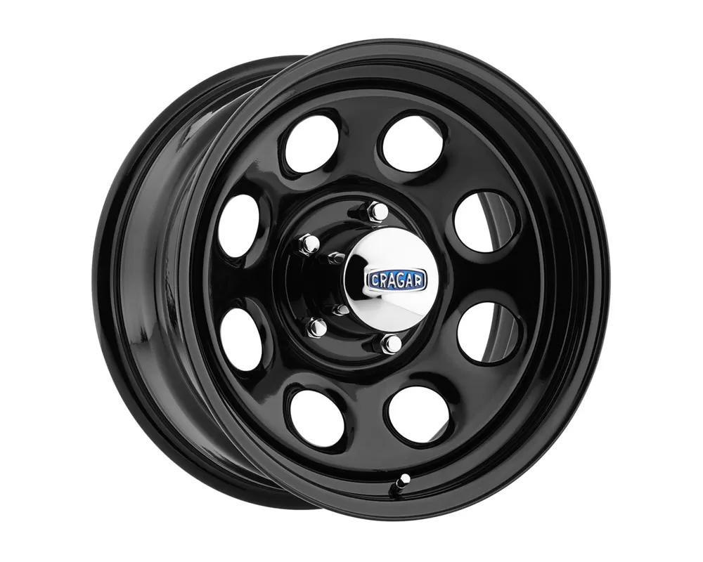 Cragar Wheels Soft 8 397 High Gloss Black Paint Wheel 15x7 5x114.3 0 - 1529375014B