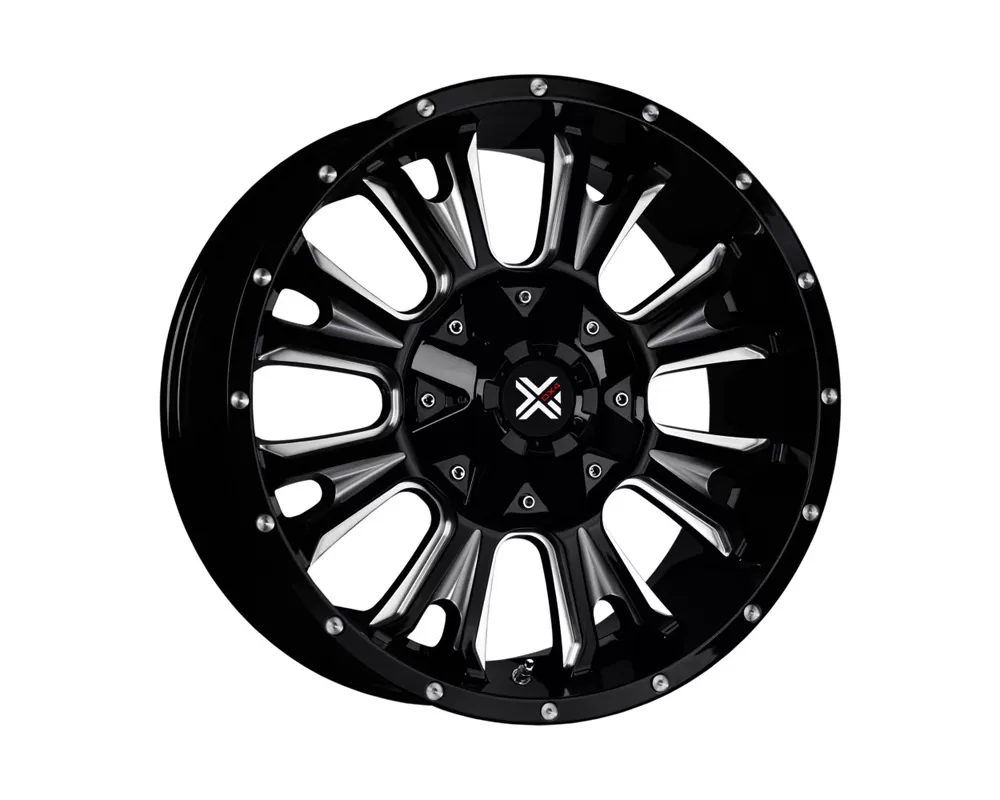 DX4 Renegade Gloss Black Milled Wheel 20x9 5x139.7/150 10MM - DT-62571