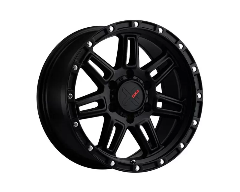 DX4 Wheels Rebel Wheel 17x8.5 5x1270x6 BKMTXX Flat Black Full Painted - X1278501-683BF1