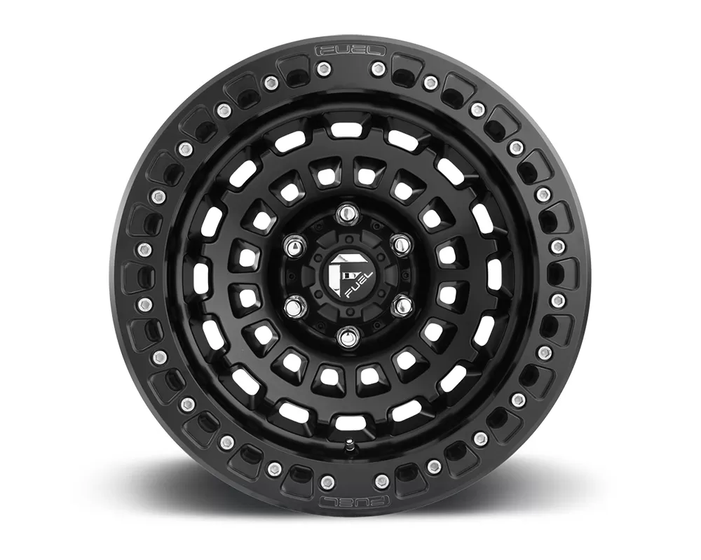 Fuel D101 Zephyr BL Matte Black w/ Black Ring 1-Piece Cast Wheel 17x9 6x139.7 -15mm - D10117908445