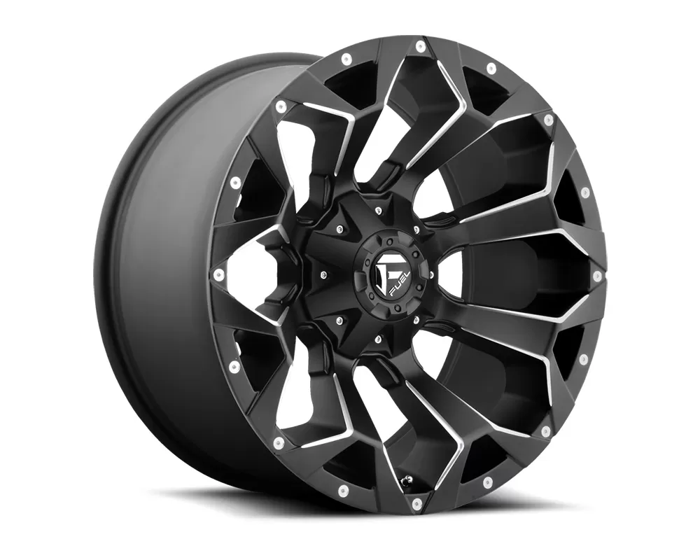 Fuel D546 Assault Black & Milled 1-Piece Cast Wheel 17x8.5 6x135|6x139.7 25mm - D54617859857