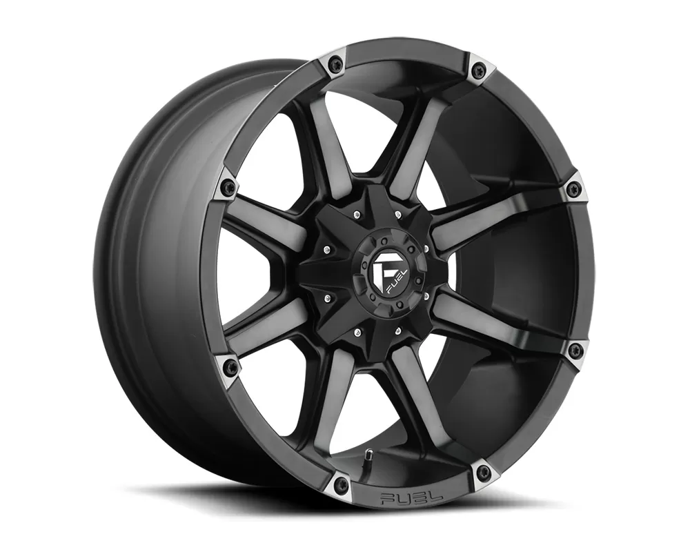 Fuel D556 Coupler Black & Machined w/ Dark Tint 1-Piece Cast Wheel 20x10 8x165.1 -12mm - D55620008250