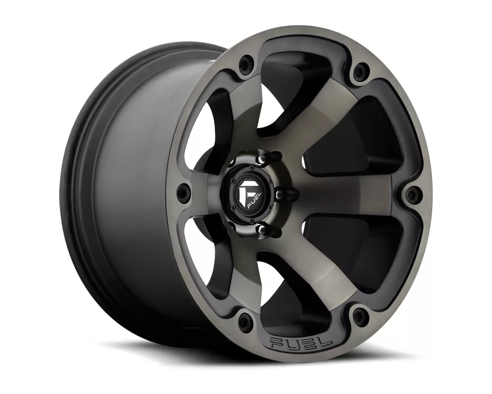 Fuel D564 Beast Black & Machined w/ Dark Tint 1-Piece Cast Wheel 18x9 6x139.7 -12mm - D56418908345