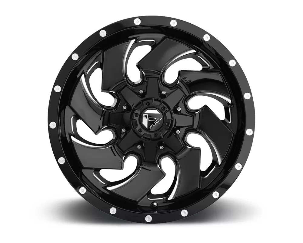 Fuel D574 Cleaver Gloss Black & Milled 1-Piece Cast Wheel 20x10 5x114.3|5x127 -18mm - D57420002647