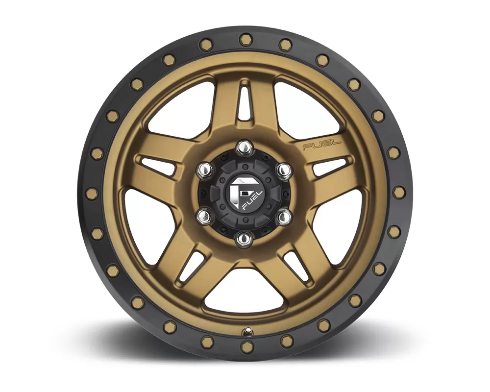 Fuel D583 Anza Matte Bronze w/ Black Ring 1-Piece Cast Wheel 17x8.5 5x127 -06mm - D58317857345