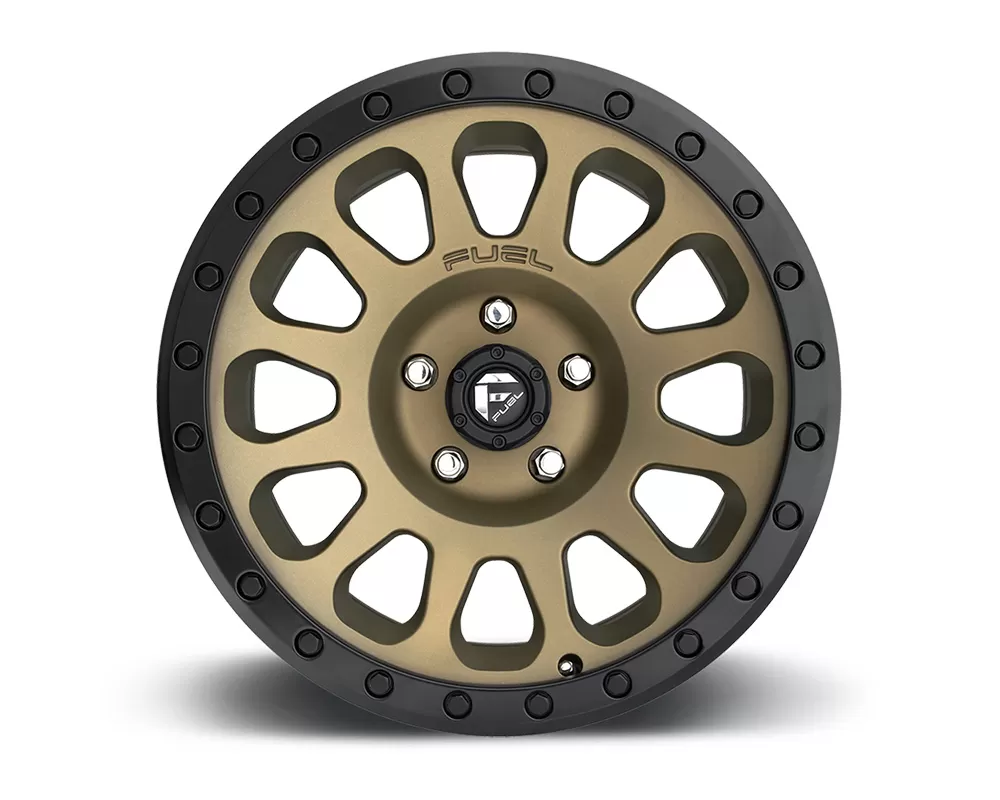 Fuel D600 Vector Bronze 1-Piece Cast Wheel 17x9 5x127 -12mm - D60017907345