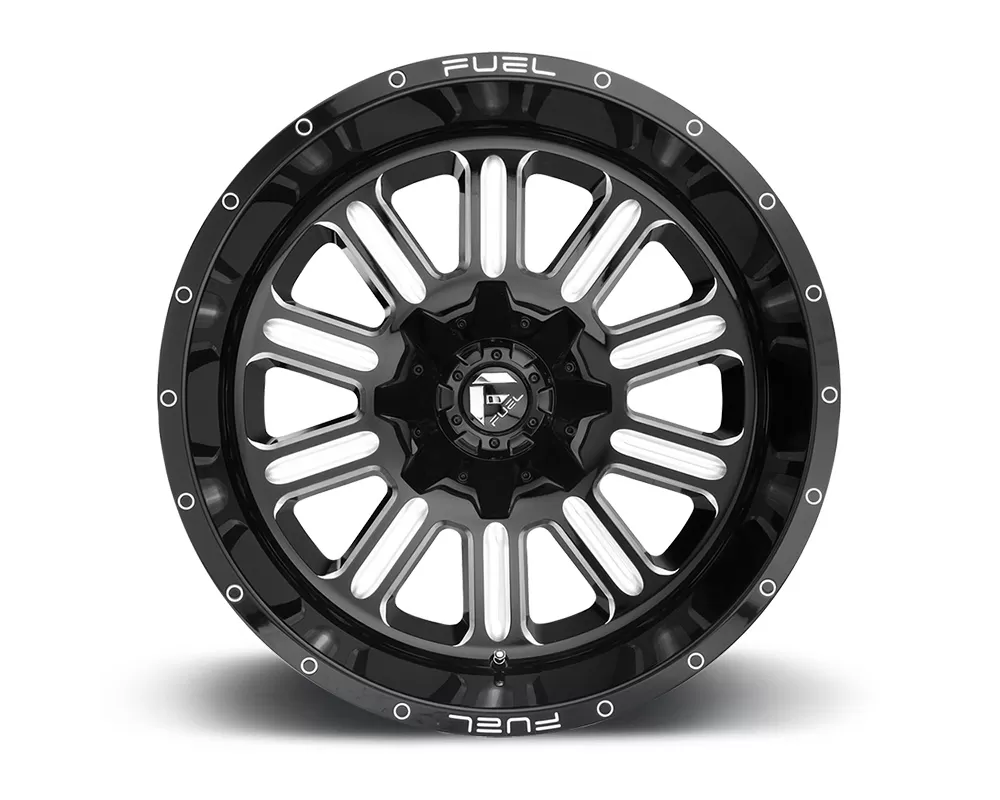 Fuel D620 Hardline Gloss Black & Milled 1-Piece Cast Wheel 17x9 6x135|6x139.7 -12mm - D62017909845