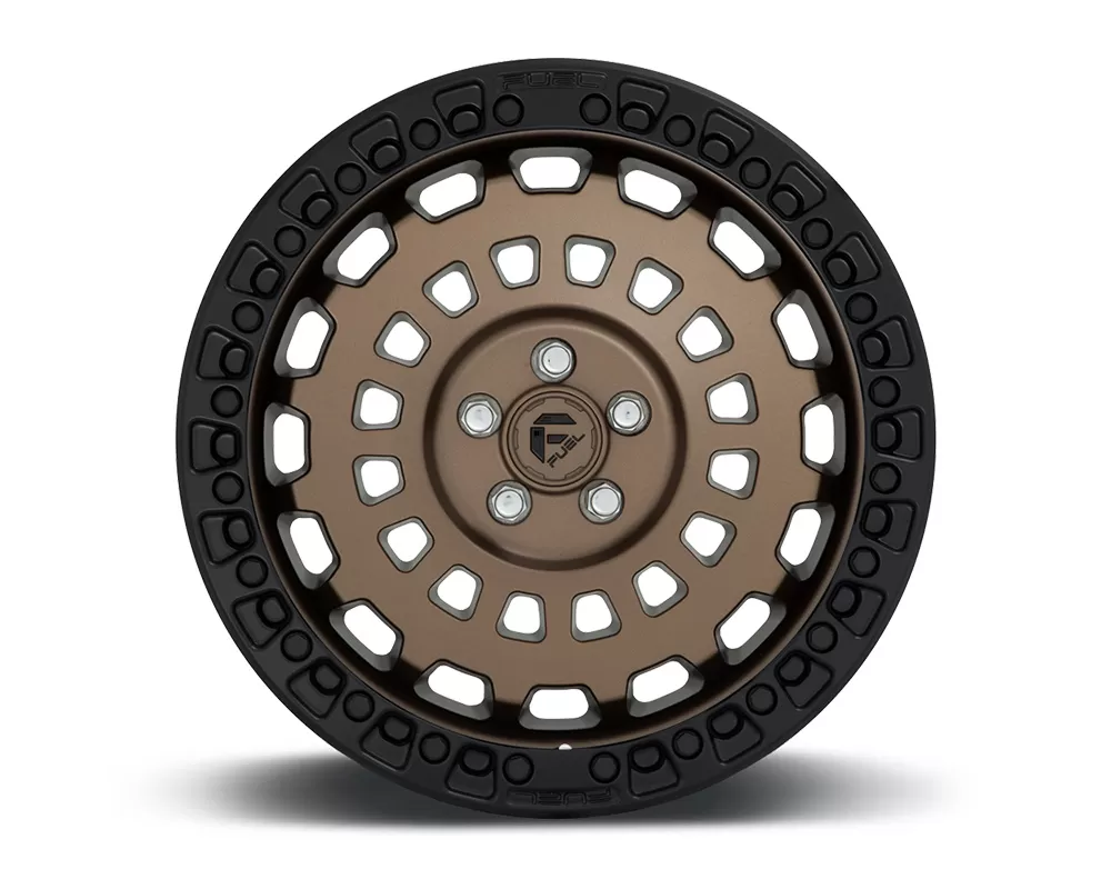 Fuel D634 Zephyr Bronze w/ Black Lip 1-Piece Cast Wheel 17x9 6x139.7 01mm - D63417908450