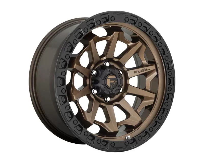 Fuel D696 Covert Wheel 17x9 5X150 -12mm Matte Bronze Black Bead Ring - D69617905645