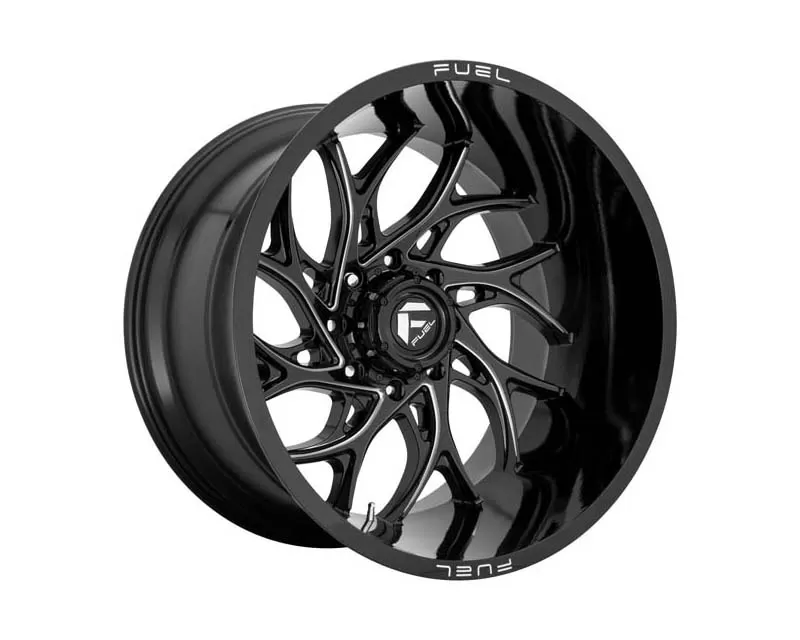 Fuel D741 Runner Wheel 22x10 8x6.5 -18 Gloss Black Milled - D74122008247