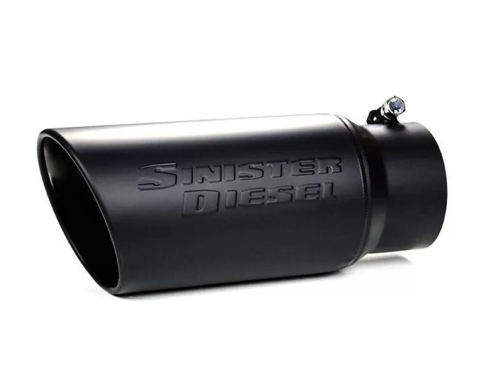 Sinister Diesel Black Ceramic Coated Stainless Steel Exhaust Tip 4" to 5 - SD-4-5-BLK