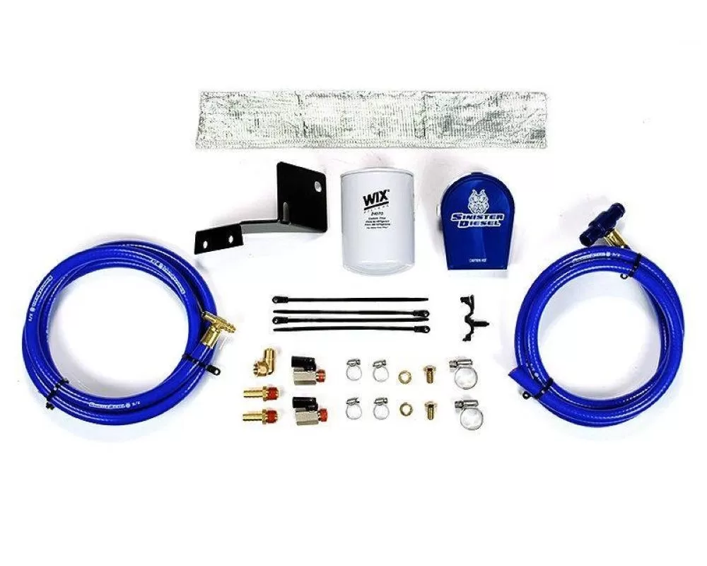 Sinister Diesel Coolant Filtration System w/ WIX Ford E-Series 6.0L 2003-2007 - SD-COOLFIL-6.0V-W