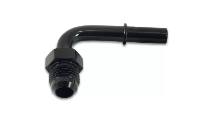 Vibrant Performance 90 Degree Male AN Push-On EFI Adapter, AN Size: -6; Barb Size: 0.3125 - 16875