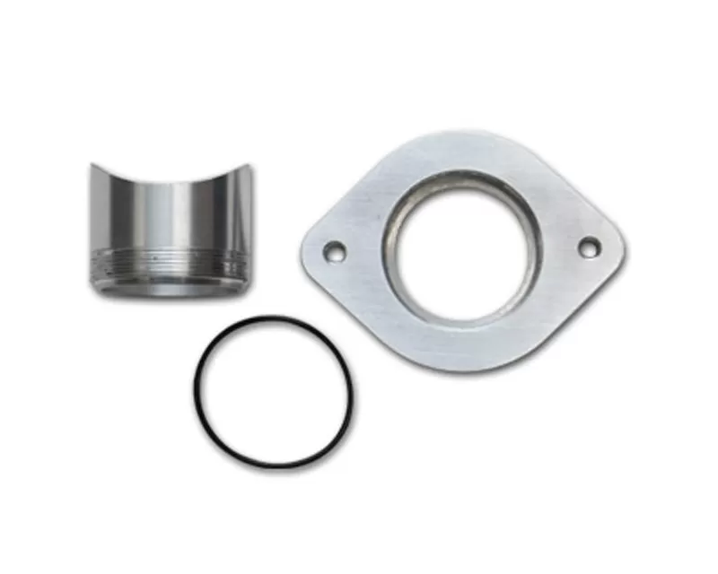 Vibrant Performance 6061 Aluminum Weld On Fitting and Flange Kit for Greddy Style Blow Off Valve - 1453