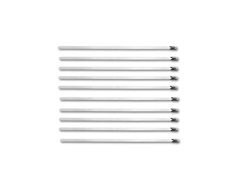 Vibrant Performance 10 pack 7.5" long Stainless Steel Cable Ties - 25895
