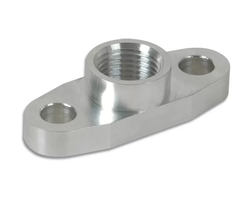 Vibrant Performance 6061 Billet Aluminum Oil Flange for GT32-GT55R Tapped with 1/2" NPT Threads - 2853