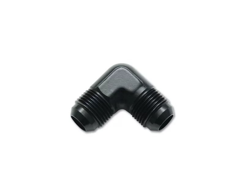 Vibrant Performance 821 Series Anodized Black -4AN 90 Degree Flare Union Adapter Fitting - 10551