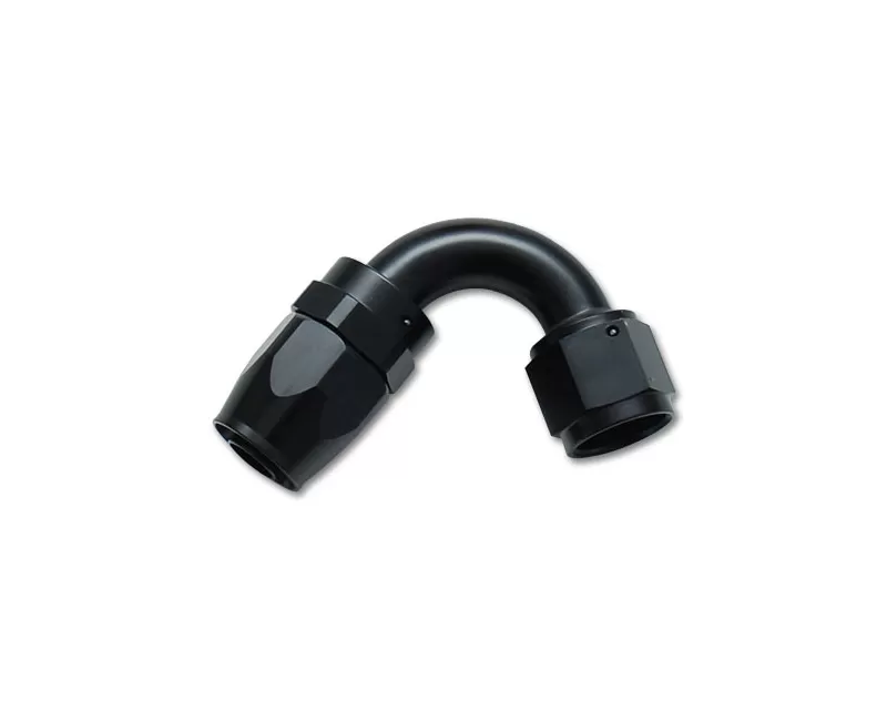 Vibrant Performance Anodized Black 120 Degree Swivel Hose End with -12AN Fitting - 21212