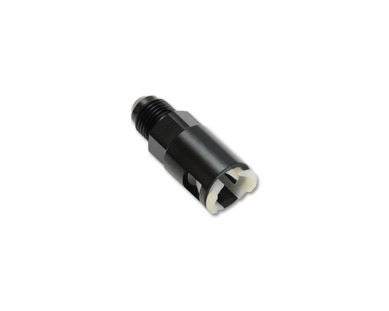 Vibrant Performance Anodized Black -6AN Flare to 5/16" EFI Quick Disconnect Adapter Fitting - 16885