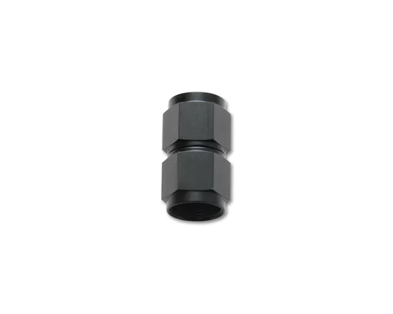 Vibrant Performance Anodized Black -10AN Female to Female Union Adapter - 10704