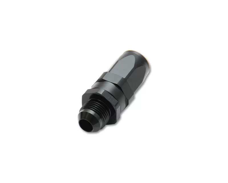 Vibrant Performance Anodized Black -12AN Hose End to -12AN Male Flare Straight Hose End Fitting - 24012