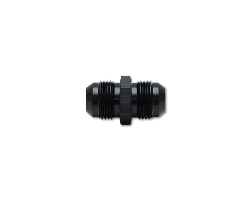 Vibrant Performance Anodized Black -3AN Male to -3AN Male Union Adapter Fitting - 10230