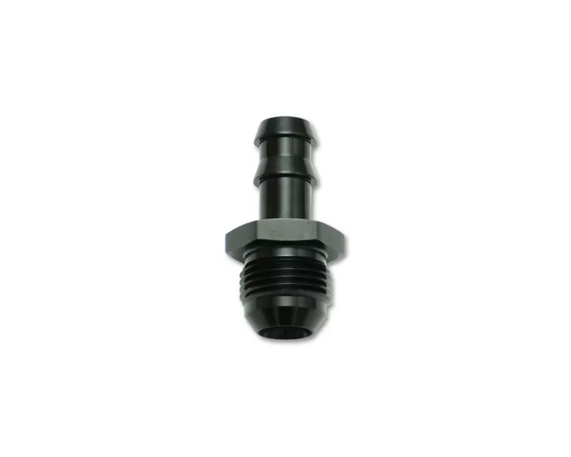 Vibrant Performance Anodized Black -10AN Male to 1/2" Hose Barb Straight Adapter Fitting - 11209