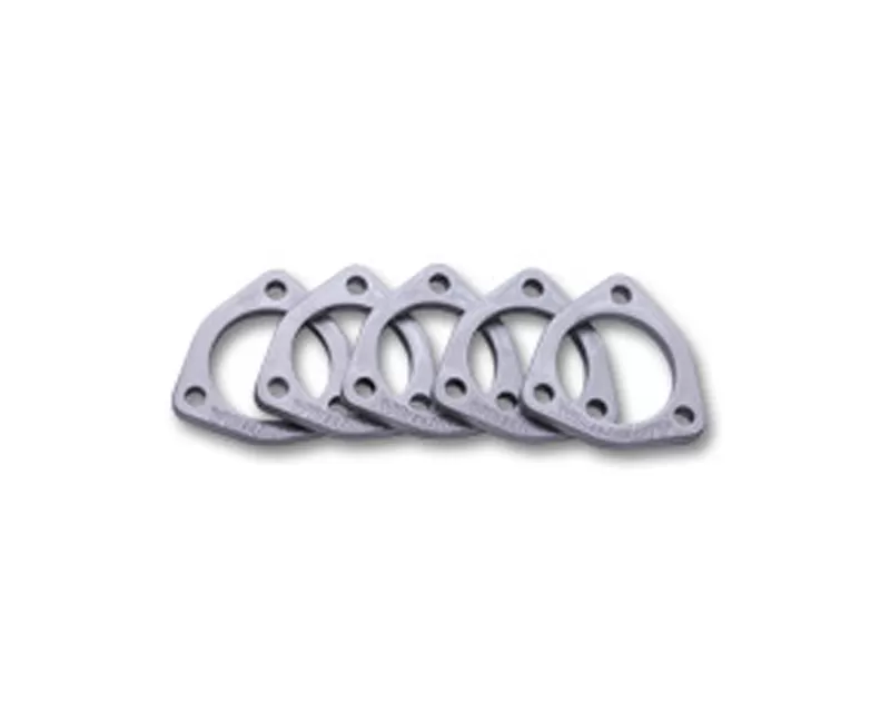 Vibrant Performance Box of 5 2.5" 2-Bolt 304 Stainless Steel Exhaust Flanges - 1472