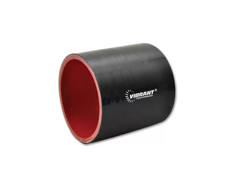 Vibrant Performance Gloss Black 4 Ply Aramid Reinforced Silicone Sleeve 2.75" I.D. and 3" Long - 2712