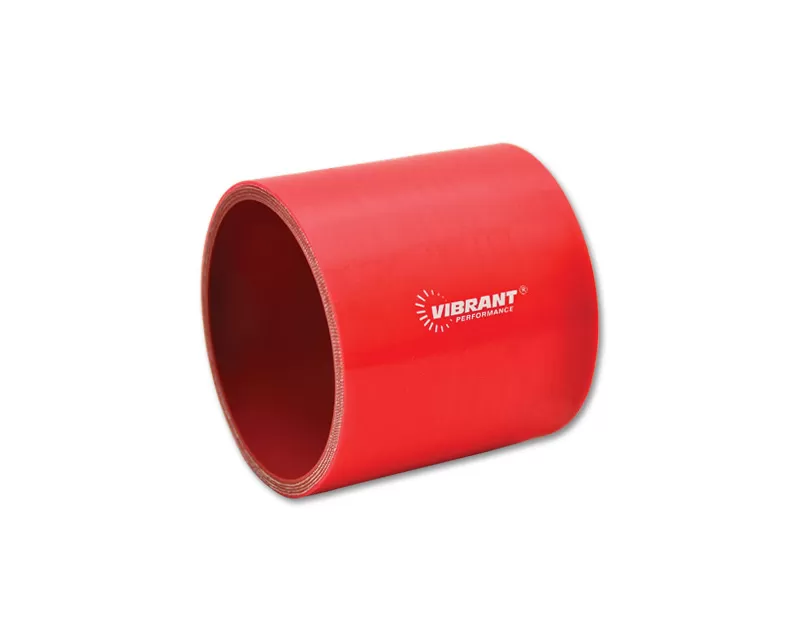 Vibrant Performance Gloss Red 4 Ply Aramid Reinforced Silicone Sleeve 2" I.D. and 3" Long - 2706R
