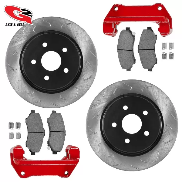G2 Axle and Gear G2 Core Bbk - Front Oversized Rotors, Caliper Brackets, And Performance Brake Pads 79-2050-1 G2 Axle and Gear - 79-2050-1
