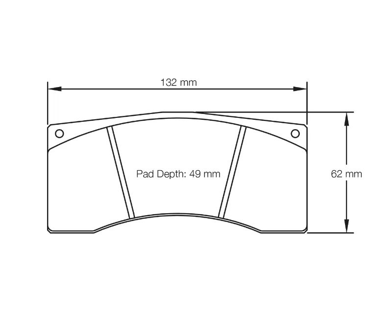 Pagid Racing Rear Brake Pads RSL 19-5 Yellow KTM X-Bow GT4 2015 - 1674 19-5