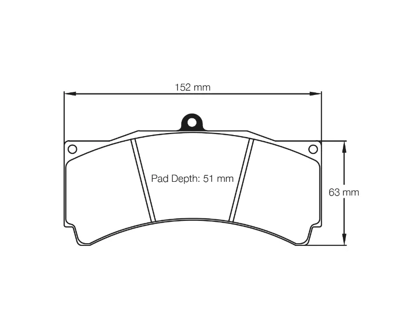 Pagid Racing Front Brake Pads RSL 1 Yelllow Ford Mustang Saleen S281 Extreme 2007 - 1903 RSL1